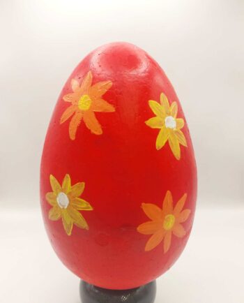 Easter Egg Handpainted Big Red I