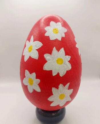 Easter Egg Handpainted Big Red IΙ