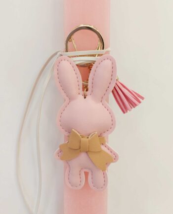 Easter Candle Pink Bunny