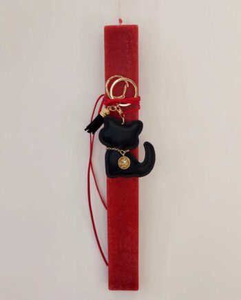 Easter Candle Black Cat