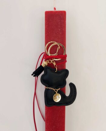 Easter Candle Black Cat