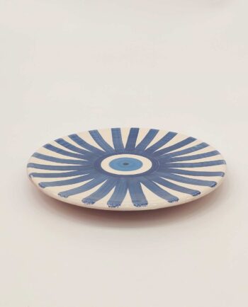 Ceramic Plate with Evil Eye