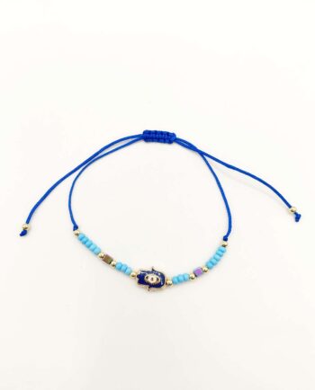 Bracelet Blue Hamsa Hand