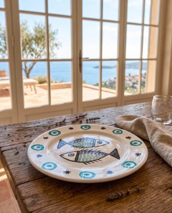 Plate Ceramic “Fish” Diameter 31 cm