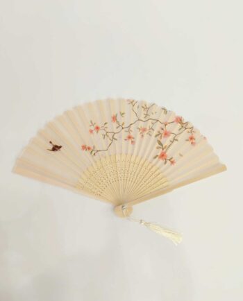 Fan Fabric Bamboo Romantic