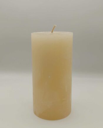 Candle Off White Pillar Aromatic Height 14 cm  Diameter 7 cm