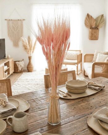 Dried Pink Durum Wheat Bunch